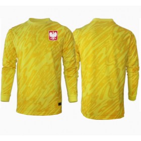 Pánské fotbalový oblečení Polsko Brankář Domácí košile ME 2024 Dlouhým Rukávem